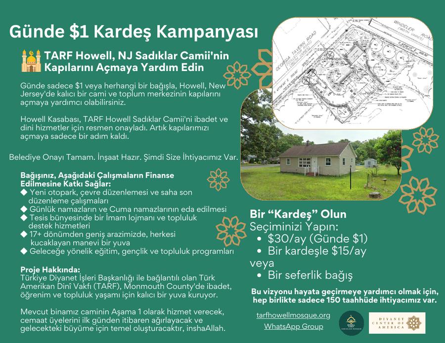 Günde $1 Kampanyası Detaylar - Türkçe